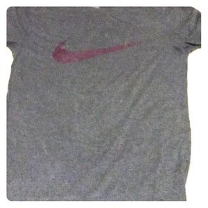 Athletic cut out Nike tee